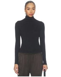 Enza Costa - Supima Cotton New Classic Longsleeve Turtleneck - Lyst