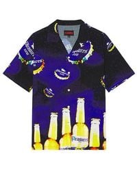 Pleasures - Cerveza Camp Shirt - Lyst