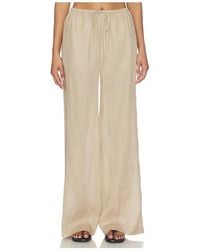 FRAME - The Linen Lounge Pant - Lyst
