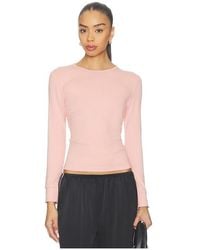 DONNI. - The Baby Rib Scallop Long Sleeve - Lyst