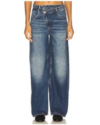seventy + mochi - Cross Over Lia Wide Leg Jeans - Lyst
