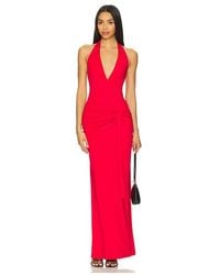 superdown - Chloe Halter Maxi Dress - Lyst