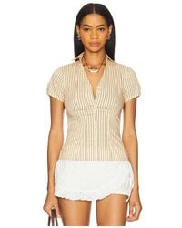 With Jean - Mikayla Top - Lyst