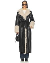 Lamarque - Polly Faux Fur Trench Coat - Lyst