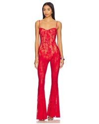 Norma Kamali - Underwire Fishtail Jumpsuit With Bodysuit - Lyst