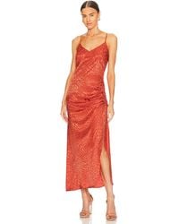 The Range MAXIKLEID CINCHED - Rot