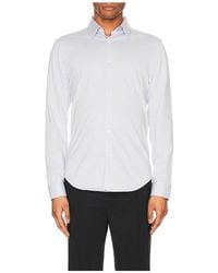Theory - Sylvain Structure Knit Shirt - Lyst