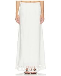 YELLOW THE LABEL - X Revolve Silas Linen Skirt - Lyst