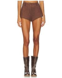 Bardot - X Revolve Jayla Faux Suede Mini Short - Lyst