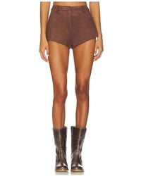 Bardot - X Revolve Jayla Faux Suede Mini Short - Lyst