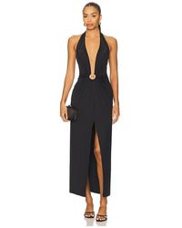 Bardot - Alma Plunging Midi Dress - Lyst