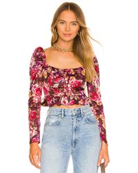 MAJORELLE Beatrice Top - Red