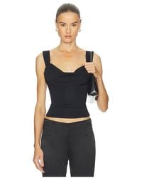 MORE TO COME - Georgia Drape Top - Lyst