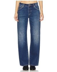 Rolla's - Pierna Ancha Kate En Color Azul Talla (También En 25, 26, 27, 28, 29, 30, 31, 32, 34) - Lyst