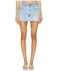 aligrace - Hemmed Mini Skirt - Lyst