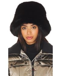 Jocelyn - Oversized Faux Fur Bucket Hat - Lyst
