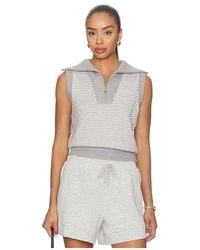 Varley - Peterson Half Zip Knit Top - Lyst