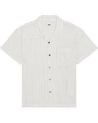 Obey - Donnie Sheer Striped Short Sleeve Shirt - Lyst
