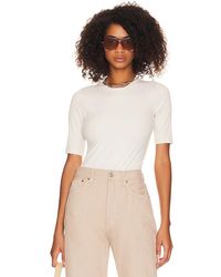 Spanx - Suit Yourself Ribbed Short Sleeve Bodysuit - Lyst