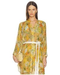 VERANDAH - Boho Mini Shirt Dress - Lyst