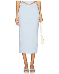 Camila Coelho - Lotta Midi Skirt - Lyst