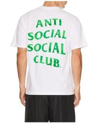 ANTI SOCIAL SOCIAL CLUB - Camiseta En Color Blanco Talla (También En M, S, Xl/1X) - Lyst