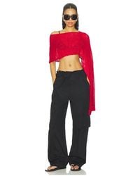 superdown - Miria Knit Cape Top - Lyst