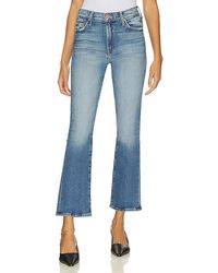 Mother - JEAN FLARE OUTSIDER ANKLE - Lyst