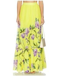 Hemant & Nandita - Pintuck Maxi Skirt - Lyst