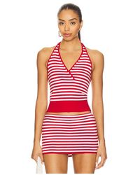 Frankie's Bikinis - Dylan Cloud Knit Halter Top - Lyst