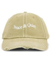 Museum of Peace & Quiet - Sombrero De Papá Wordmark En Color Verde Salvia Talla - Lyst