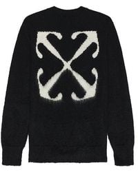 Off-White c/o Virgil Abloh - Mohair Arrow Knit Crewneck - Lyst