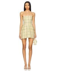 Amanda Uprichard - Strapless Bethany Skort Romper - Lyst