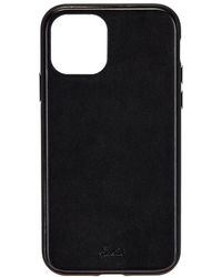 Sonix Black Leather Wallet 11 Pro MAX Case - Schwarz