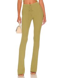 Camila Coelho - Hose Aus Strick Mit Schnürung Artemis - Lyst