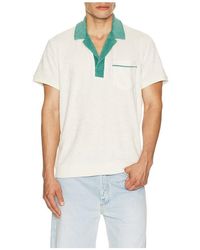 Marine Layer - Emilio Vintage Terry Polo Shirt - Lyst