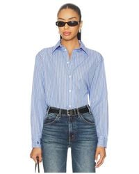 Polo Ralph Lauren - Oversize Fit Striped Cotton Shirt - Lyst