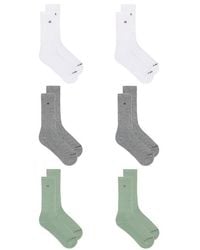 Calvin Klein - 6 Pack Basic Cushion Crew Socks - Lyst