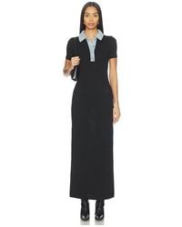 SER.O.YA - Maxivestido Reye En Color Negro Talla (También En M, S, Xs) - Lyst