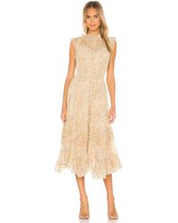 Rebecca Taylor Sleeveless Soleil Smock Dress - Gelb