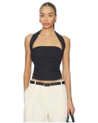 SNDY'S - Top Con Cuello Halter Romi En Color Negro Talla (También En S, Xxs, Xs, M, Xl, Xxl) - Lyst