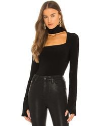 Norma Kamali - Long Sleeve Sweetheart Turtle Top - Lyst