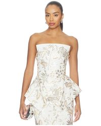 Prabal Gurung - Corset Strapless Panier Top - Lyst