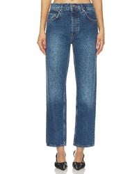 Anine Bing - Benson Jeans En Color Denim-Dark Talla En - Lyst