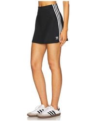 adidas Originals - 3 Stripe Mini Skirt - Lyst