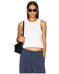 Alexander Wang - Camiseta Sin Mangas Con Músculos Retorcidos Y Gráficos En Color Blanco Talla En - Lyst