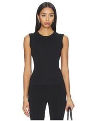 ÉTERNE - Camiseta Sin Mangas Ajustada Tipo Muscle En Color Negro Talla (También En Xs) - Lyst