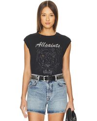 AllSaints - Camiseta tirantes hunter brooke - Lyst