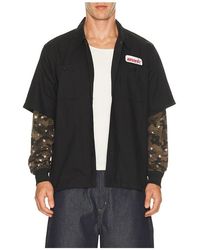 Huf - Shadows Long Sleeve Work Shirt - Lyst