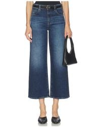 AG Jeans - Saige Wide Leg Crop Jeans - Lyst